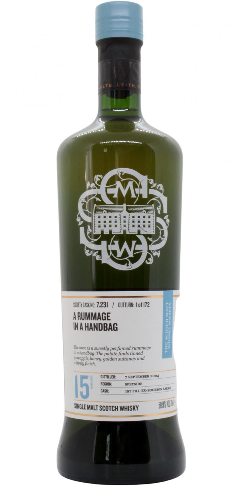 Longmorn 2004 SMWS 7.231 A rummage in a handbag