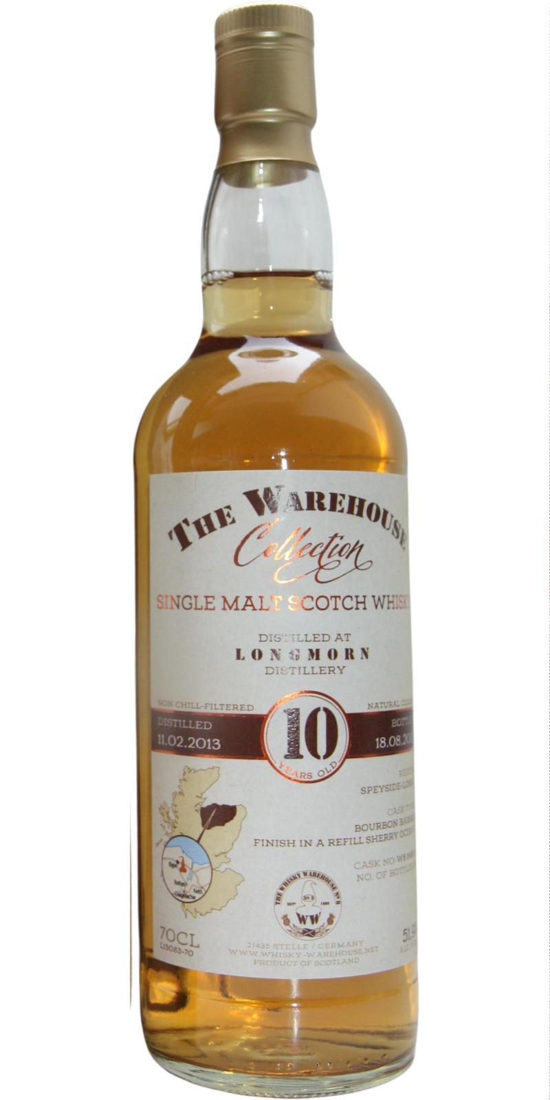 Longmorn 2013 WW8 The Warehouse Collection