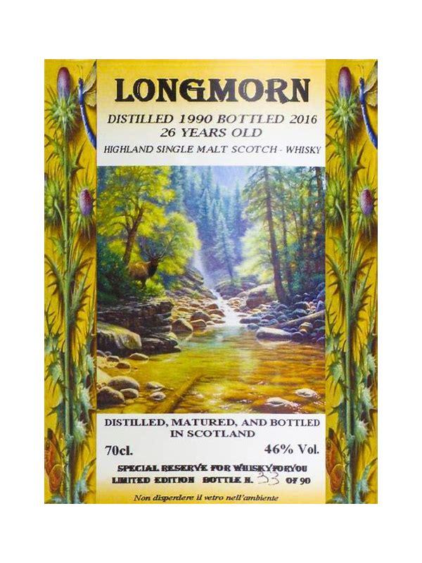 Longmorn 1990 WFY