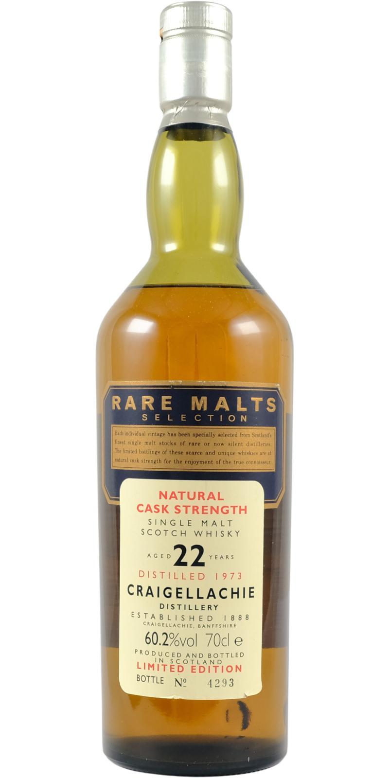 Craigellachie 1973  Rare Malts Selection