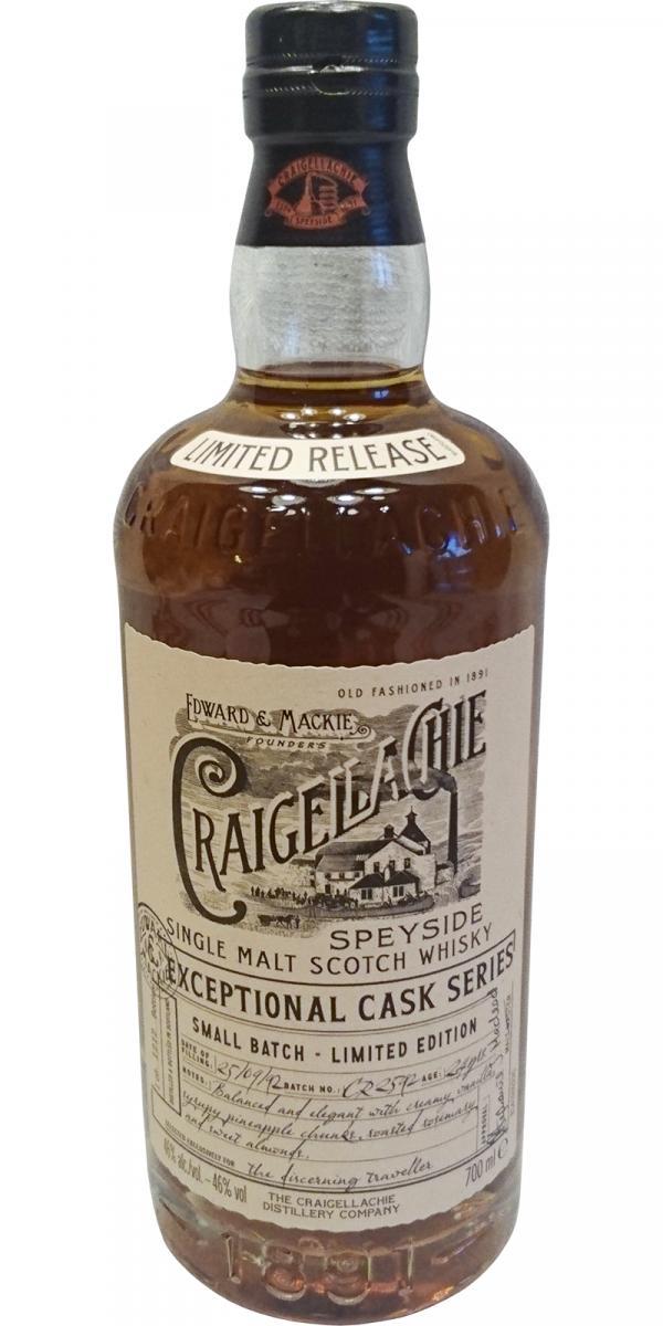 Craigellachie 1992  Exceptional Cask Series