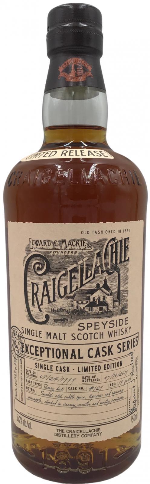 Craigellachie 1999  Exceptional Cask Series