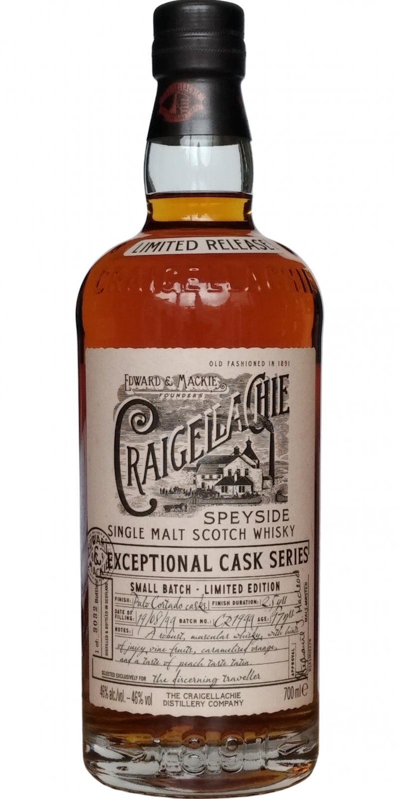 Craigellachie 1999  Exceptional Cask Series