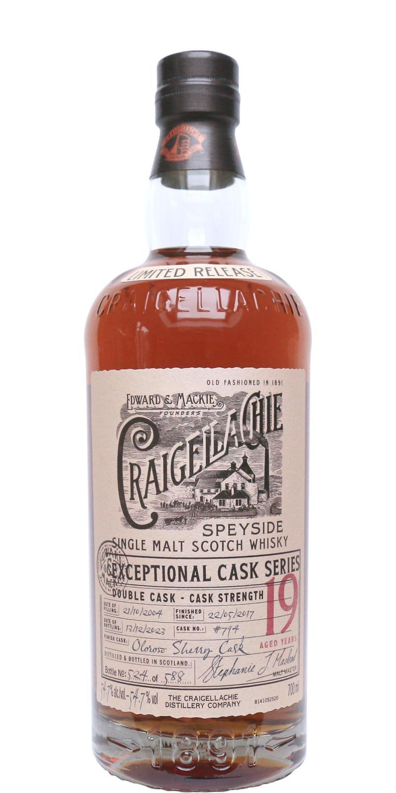 Craigellachie 2004  Exceptional Cask Series - Double Cask