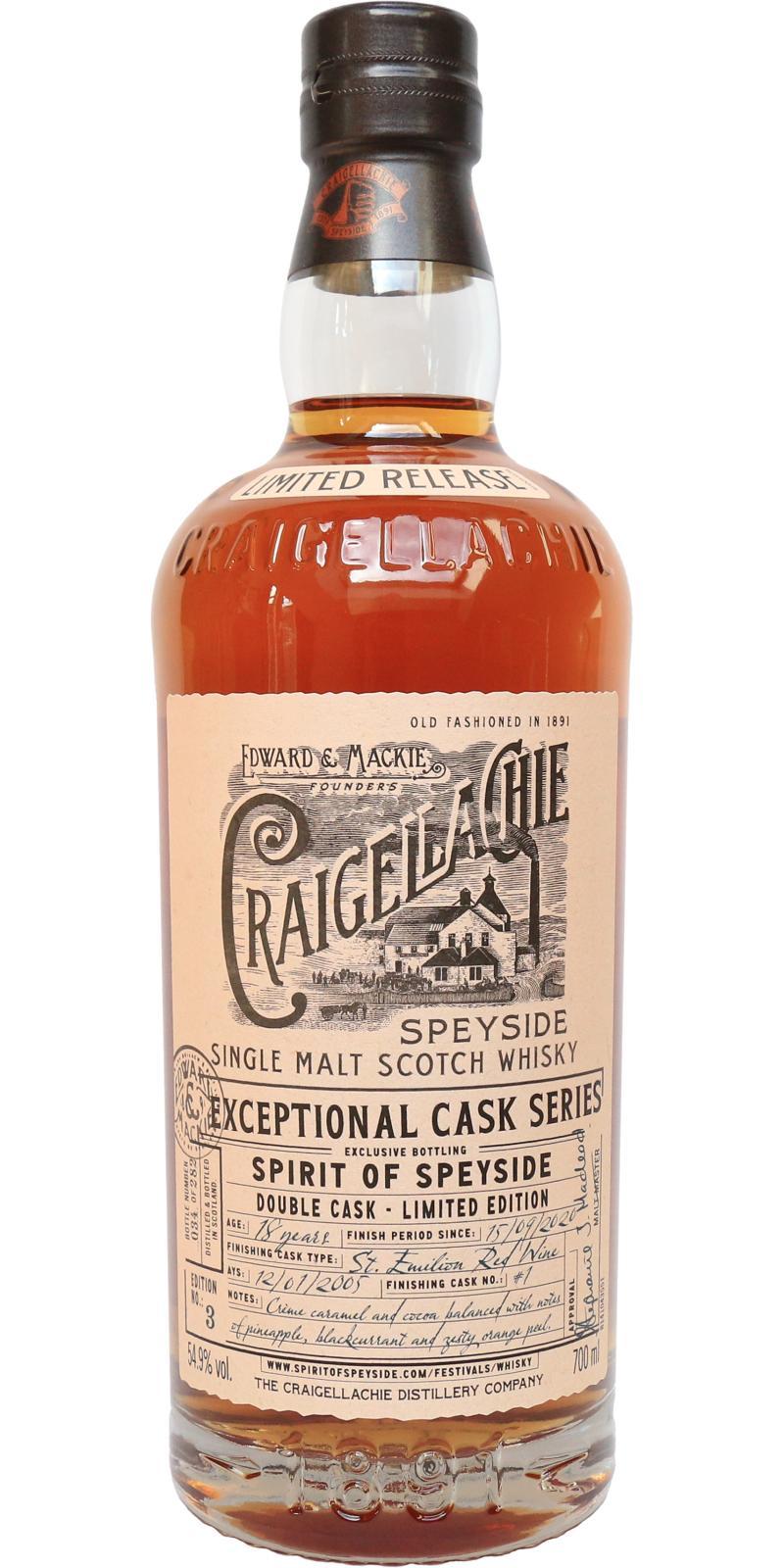 Craigellachie 2005  Exceptional Cask Series