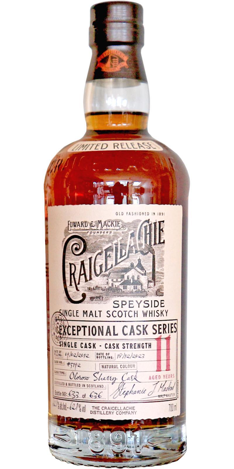 Craigellachie 2012  Exceptional Cask Series