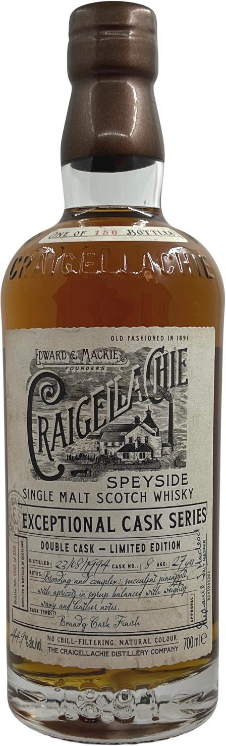 Craigellachie 27-year-old  Exceptional Cask Series