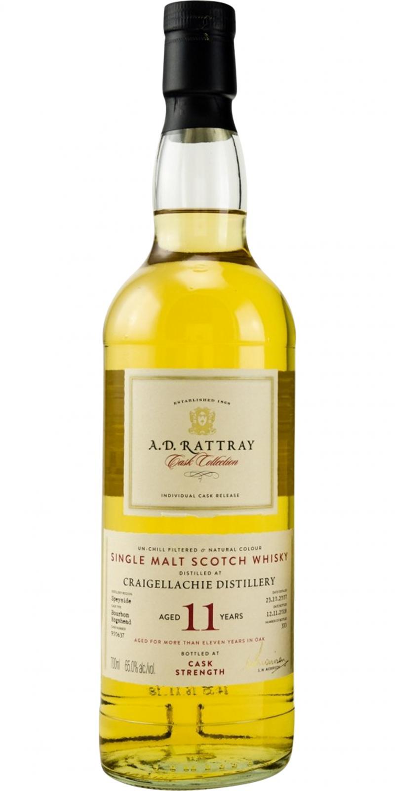 Craigellachie 2007 DR  Individual Cask Release