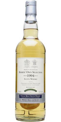 Craigellachie 1994 BR  Berrys' Own Selection