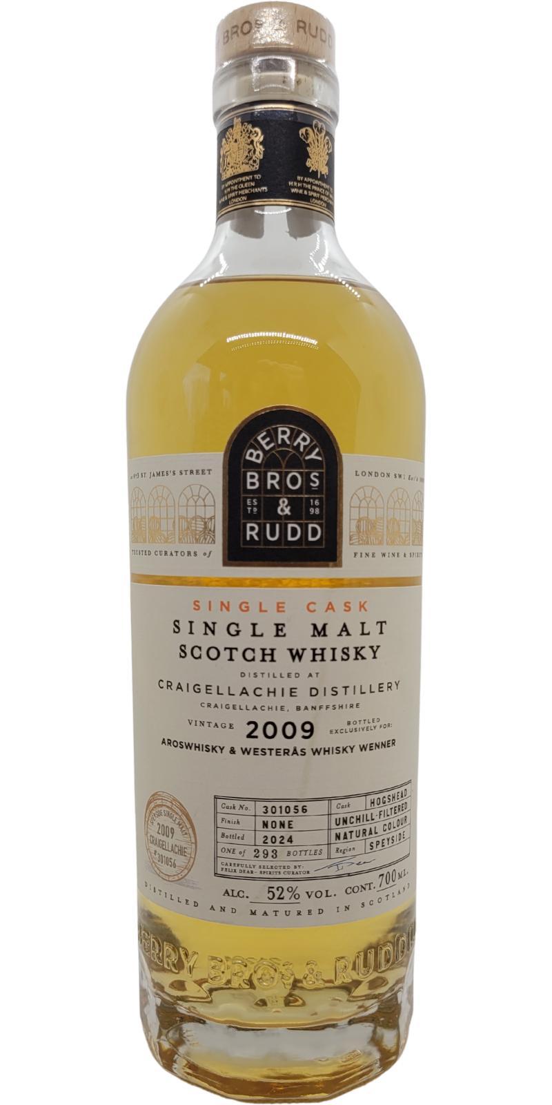 Craigellachie 2009 BR  Single Cask