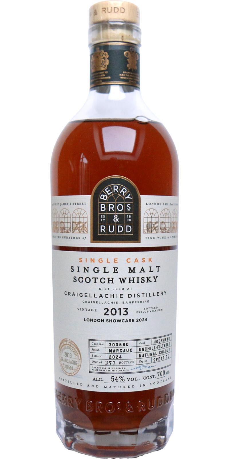 Craigellachie 2013 BR  Single Cask