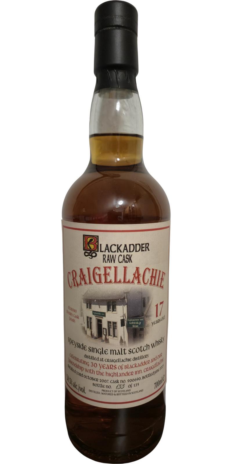 Craigellachie 2007 BA  Raw Cask
