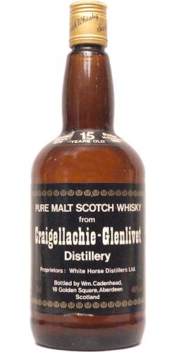 Craigellachie 1972 CA  Dumpy Bottle