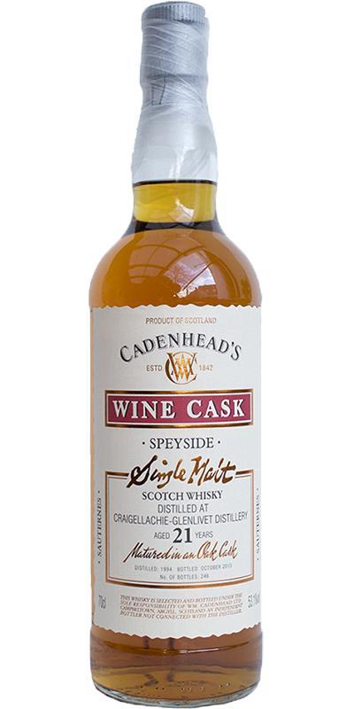 Craigellachie 1994 CA  Wood Range - Wine Cask