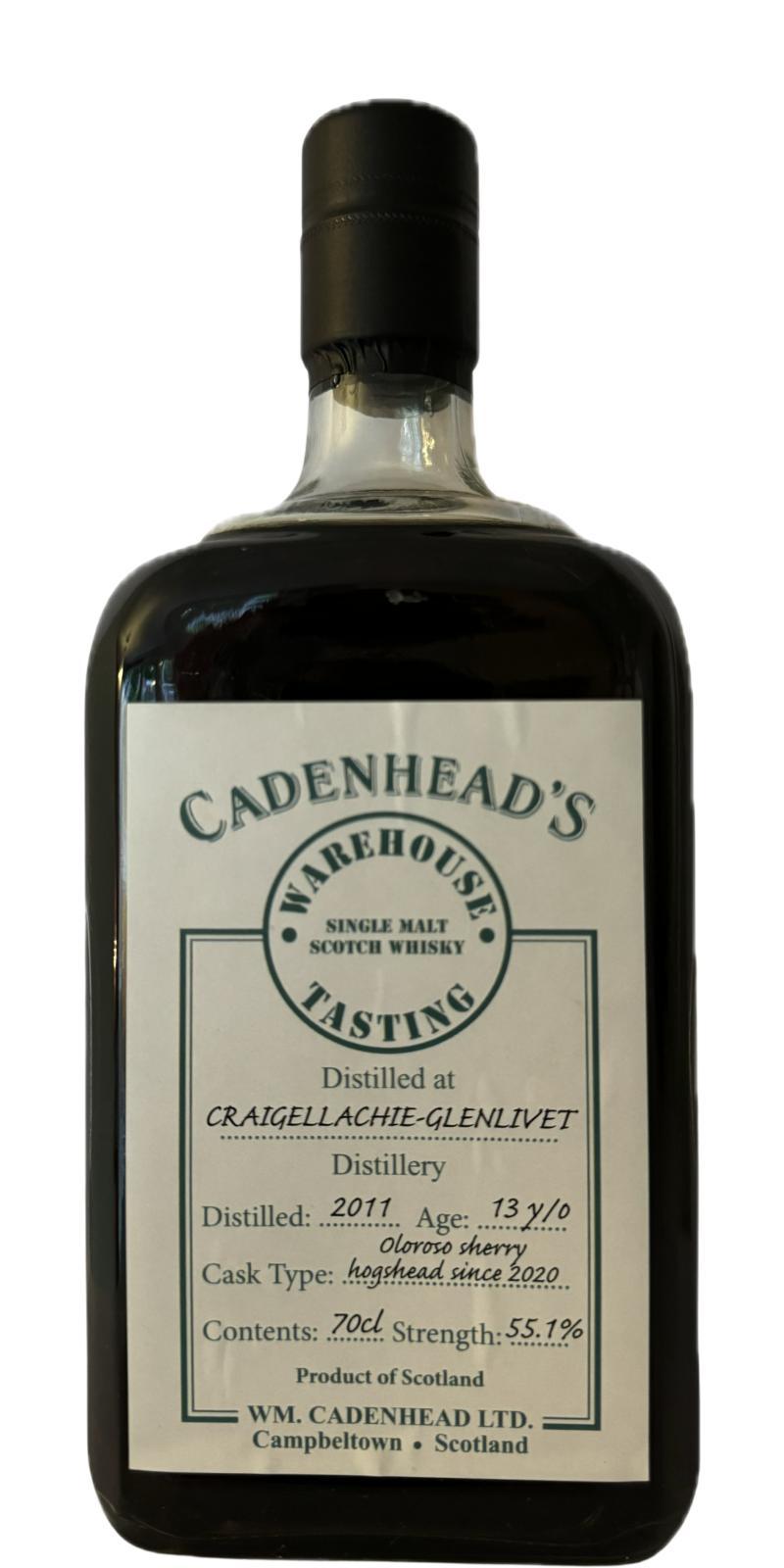 Craigellachie 2011 CA  Warehouse Tasting