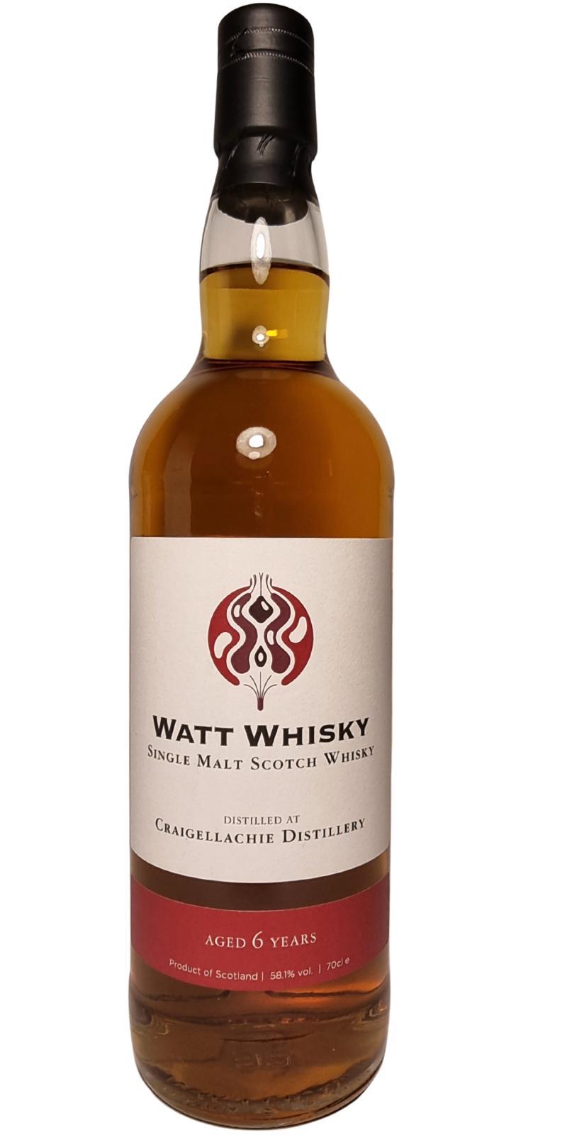 Craigellachie 2016 CWCL  Watt Whisky