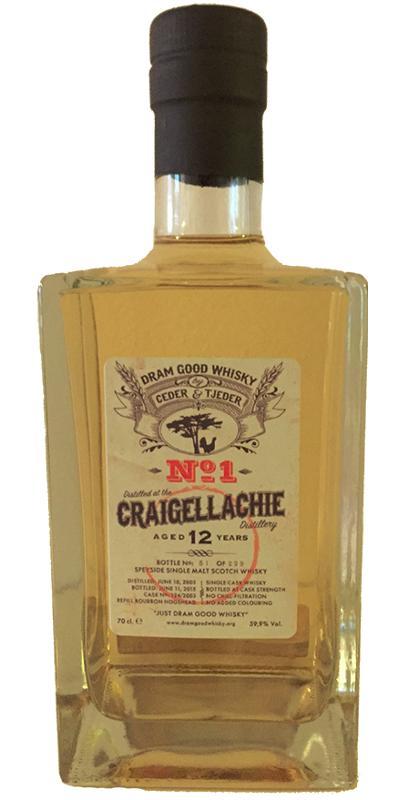 Craigellachie 2003 C&T  Dram Good Whisky No.1