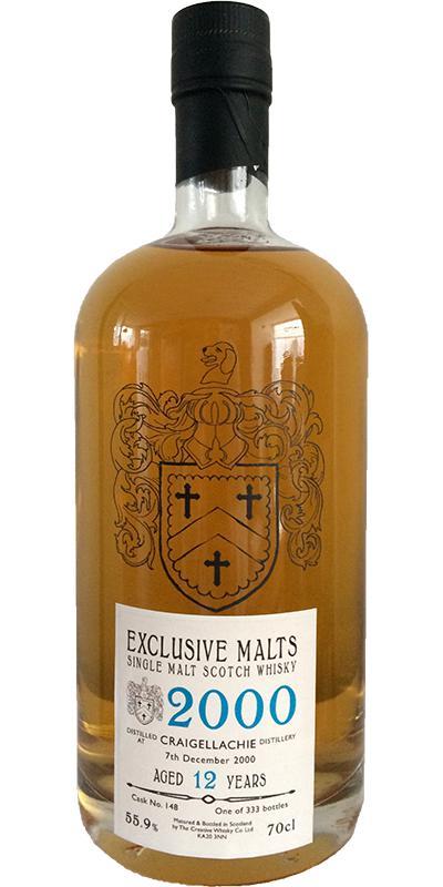 Craigellachie 2000 CWC  Exclusive Malts