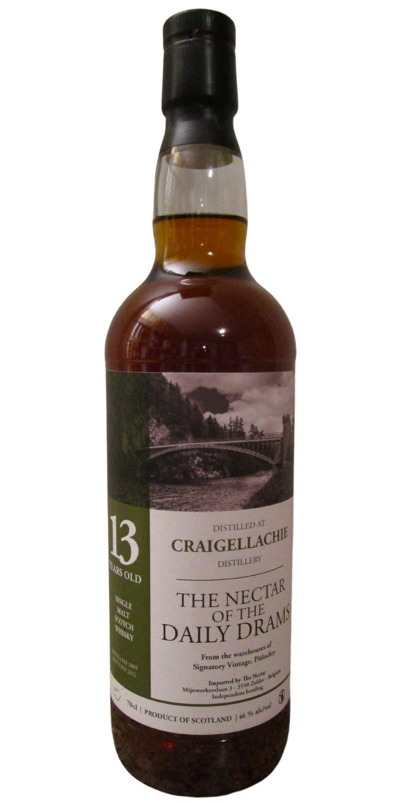 Craigellachie 2009 DD  The Nectar of the Daily Drams