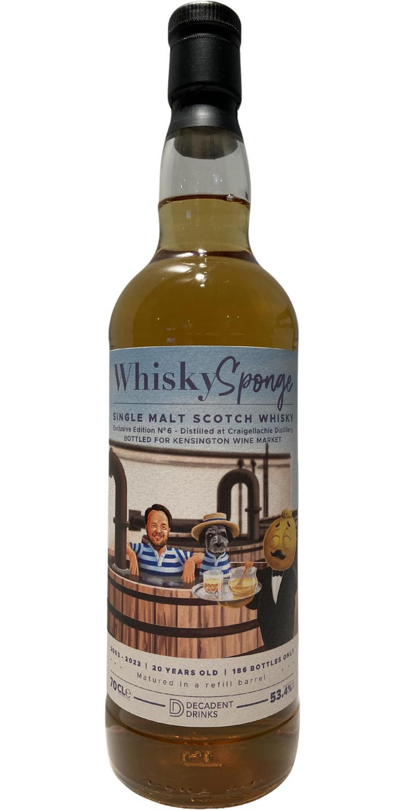Craigellachie 2003 DeDr  Whisky Sponge