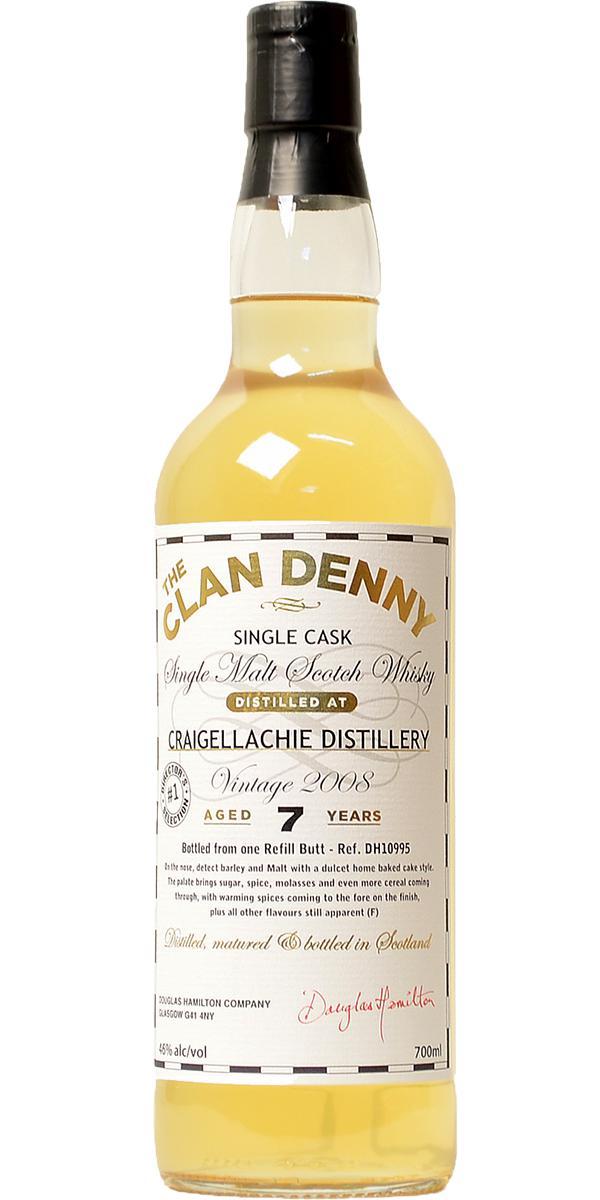 Craigellachie 2008 DH  The Clan Denny