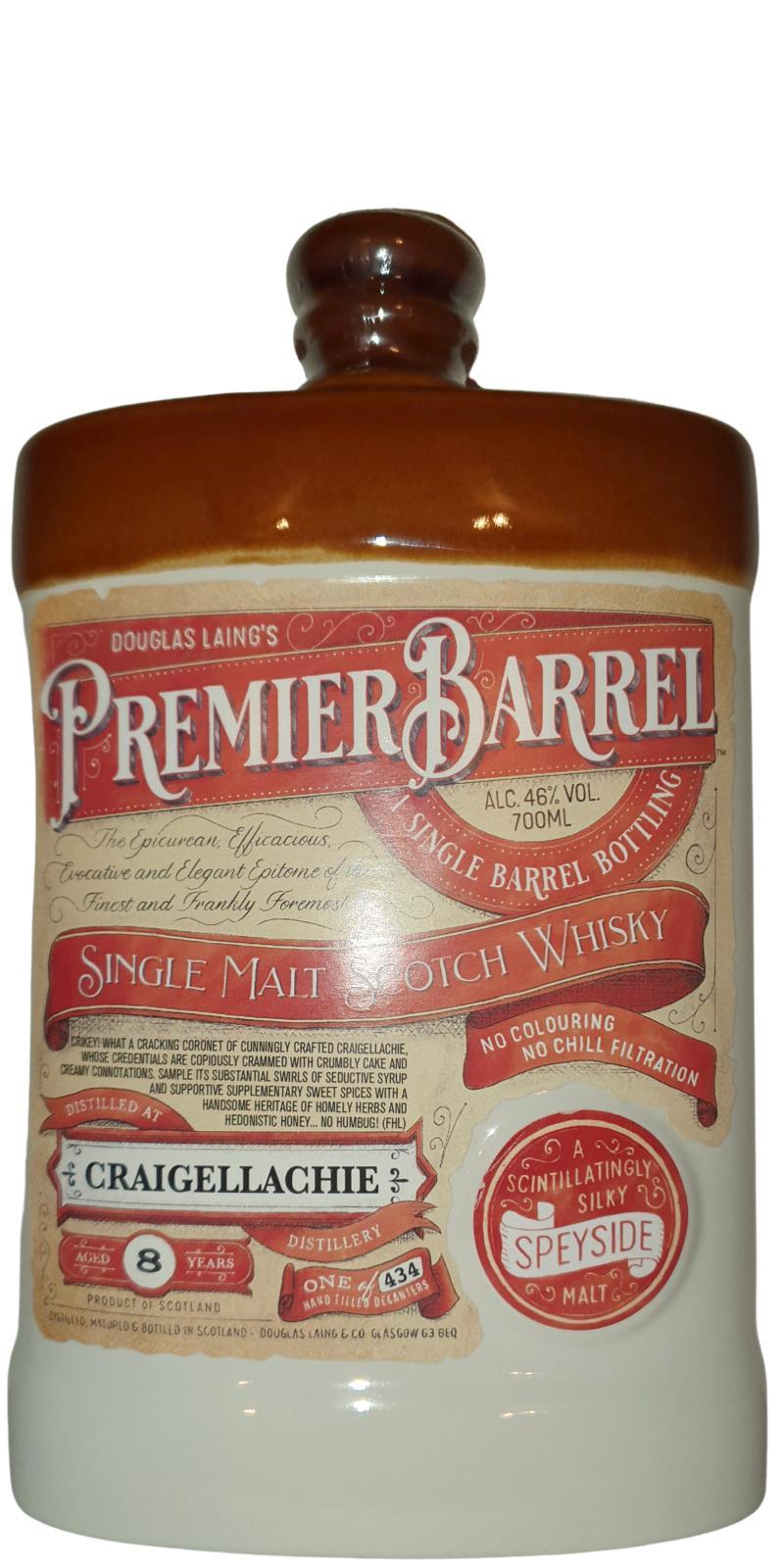 Craigellachie 08-year-old DL  Premier Barrel