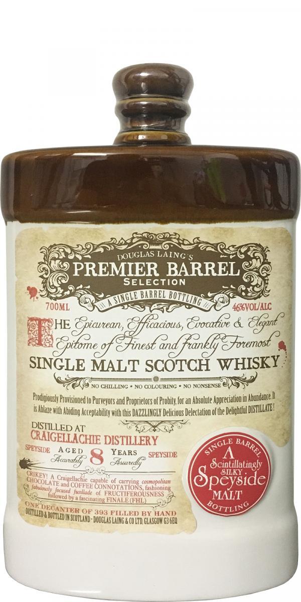 Craigellachie 08-year-old DL  Premier Barrel Selection
