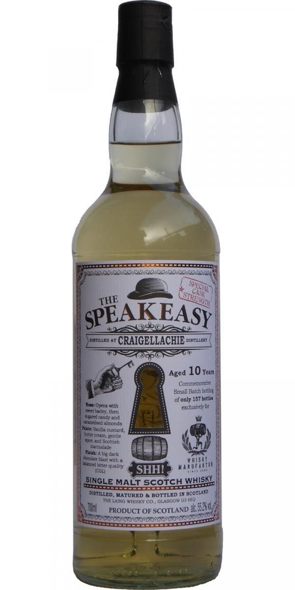 Craigellachie 10-year-old DL  The Speakeasy