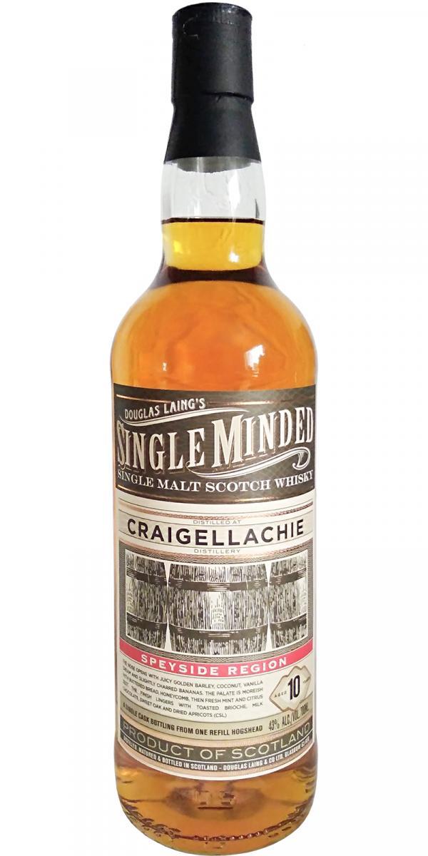 Craigellachie 10-year-old DL  Single Minded