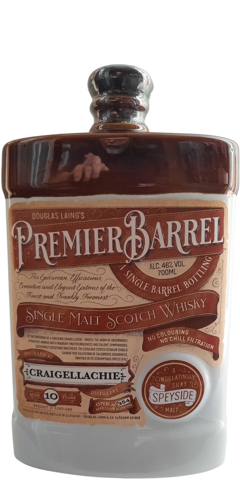 Craigellachie 10-year-old DL  Premier Barrel