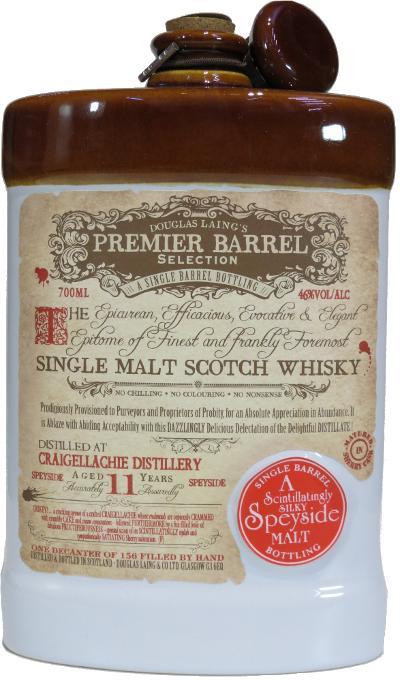 Craigellachie 11-year-old DL  Premier Barrel Selection