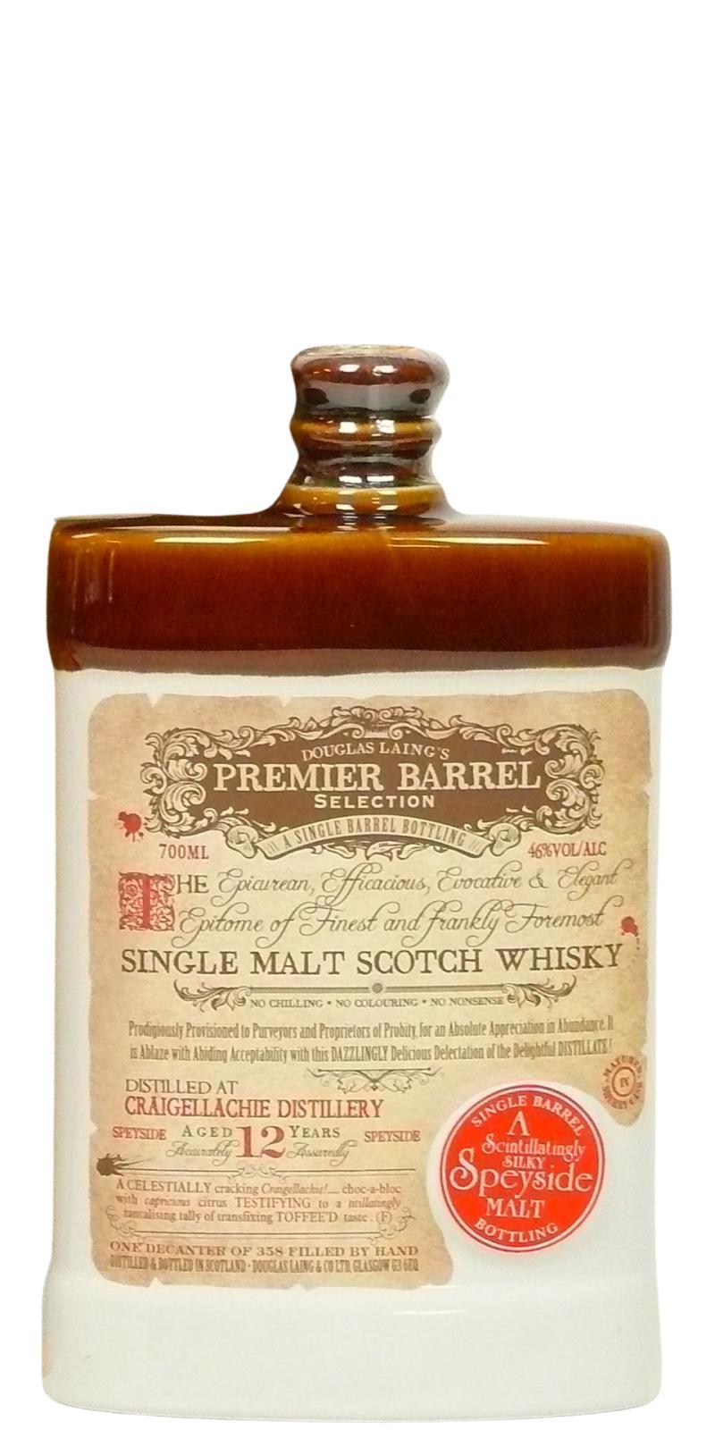 Craigellachie 12-year-old DL  Premier Barrel Selection