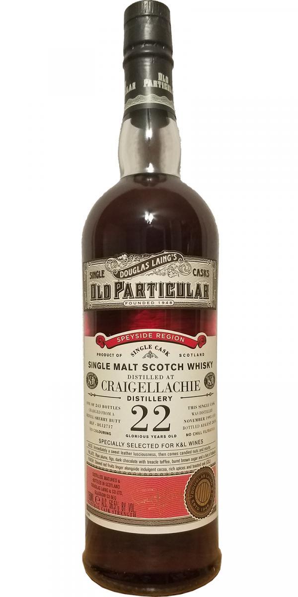 Craigellachie 1995 DL  Old Particular