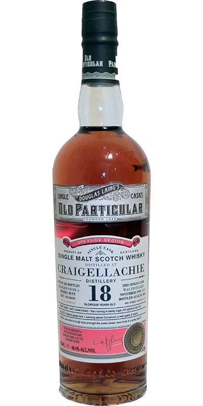 Craigellachie 1995 DL  Old Particular