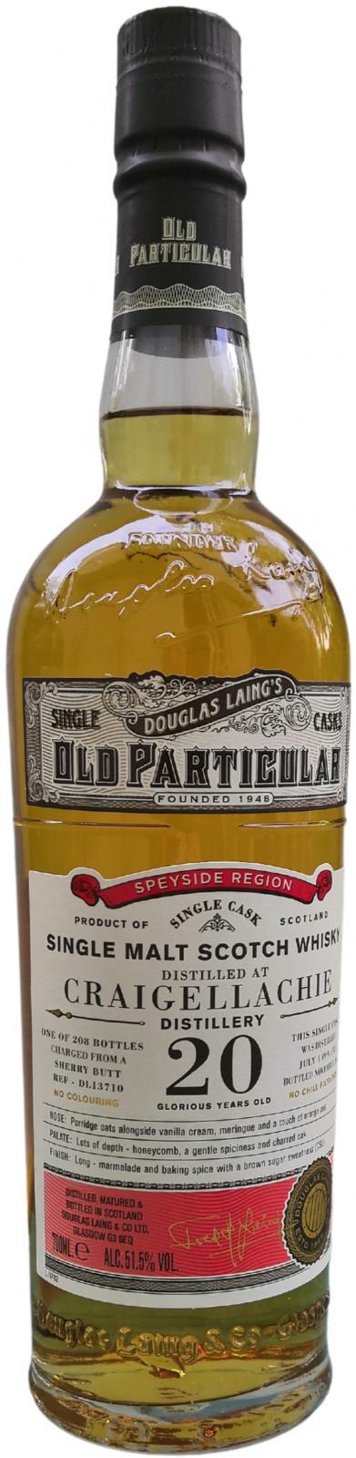 Craigellachie 1999 DL  Old Particular