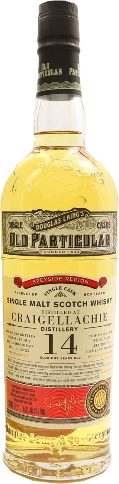 Craigellachie 2005 DL  Old Particular