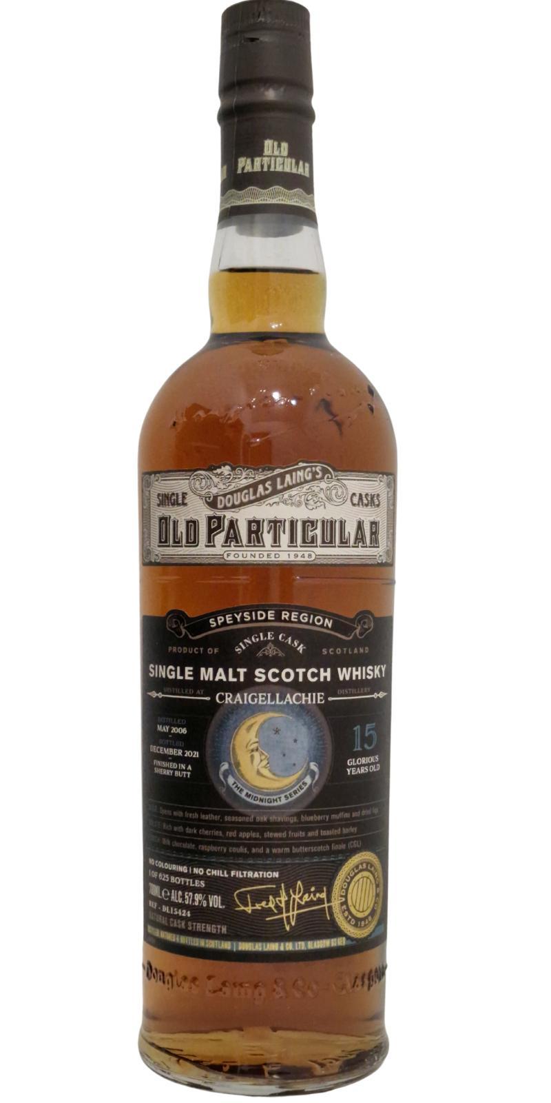 Craigellachie 2006 DL  Old Particular - Midnight Series