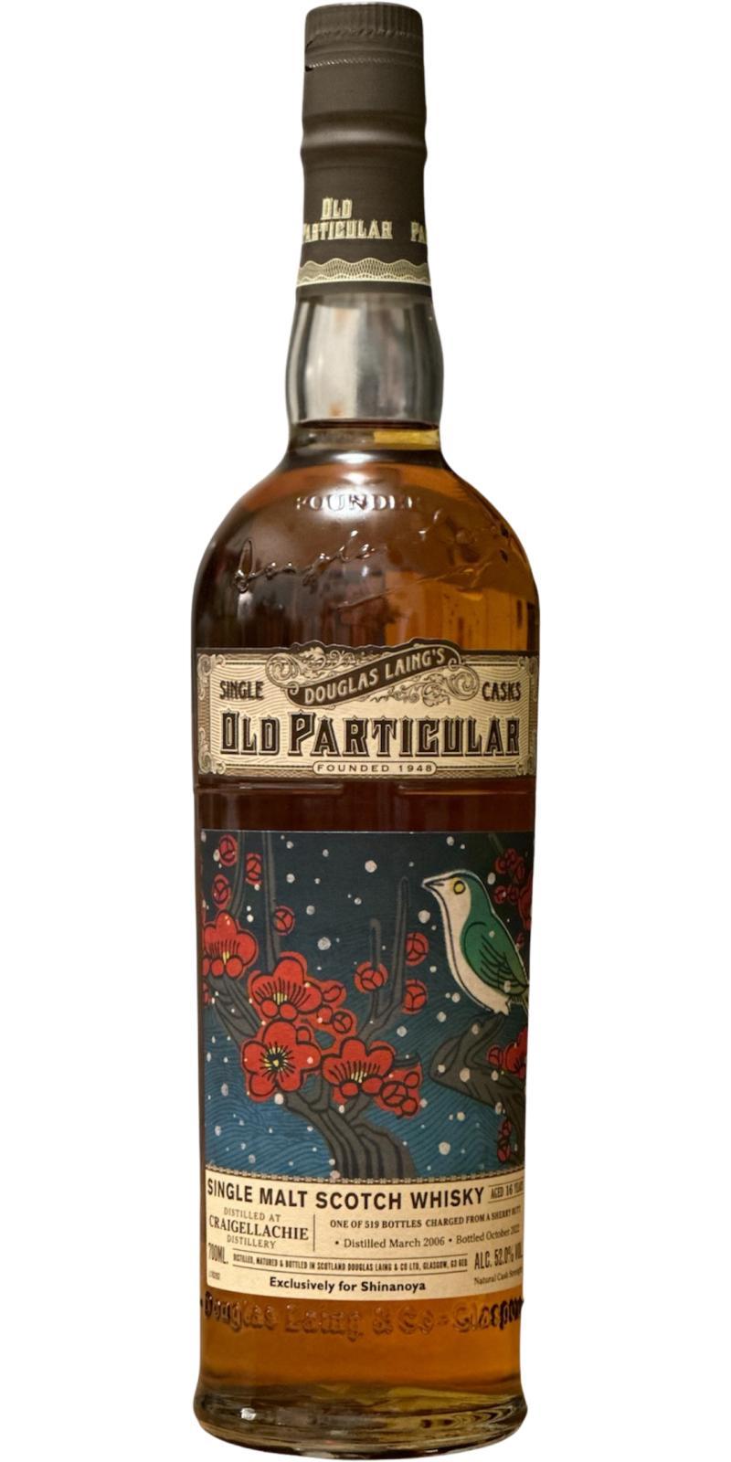 Craigellachie 2006 DL  Old Particular