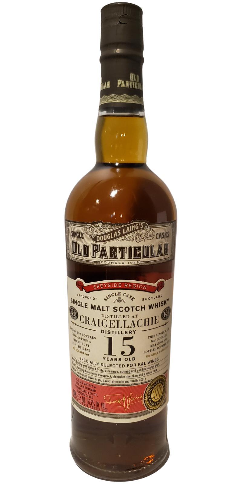 Craigellachie 2006 DL  Old Particular