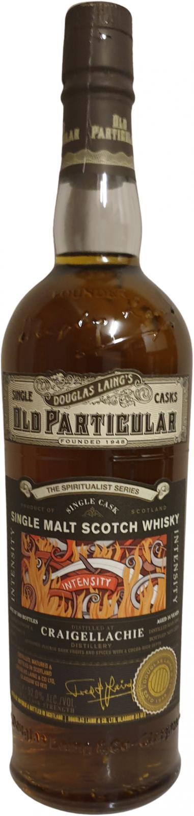 Craigellachie 2006 DL  Old Particular - The Spiritualist Series - Intensity