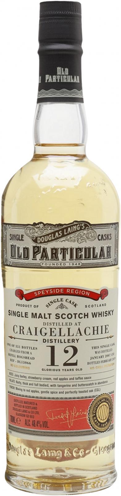 Craigellachie 2007 DL  Old Particular