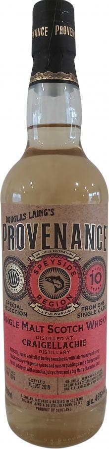 Craigellachie 2009 DL  Provenance