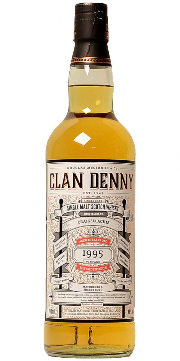 Craigellachie 1995 McG  Clan Denny