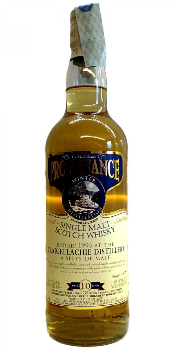 Craigellachie 1996 McG  McGibbon's Provenance