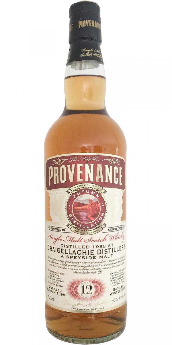 Craigellachie 1999 McG  McGibbon's Provenance