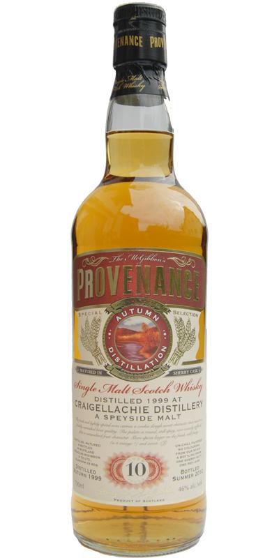Craigellachie 1999 McG  McGibbon's Provenance