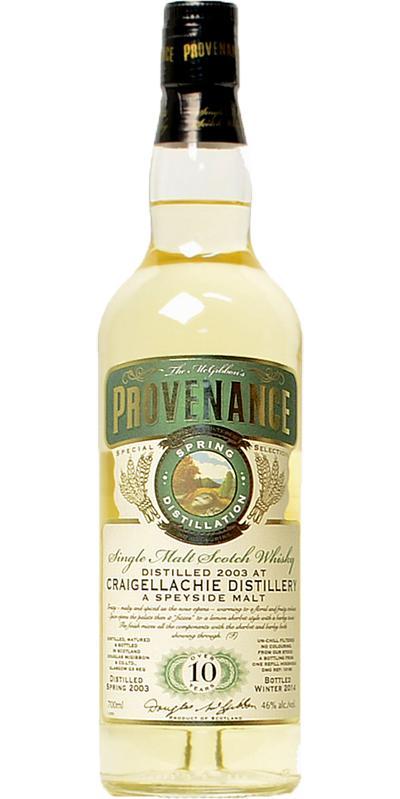 Craigellachie 2003 McG  McGibbon's Provenance
