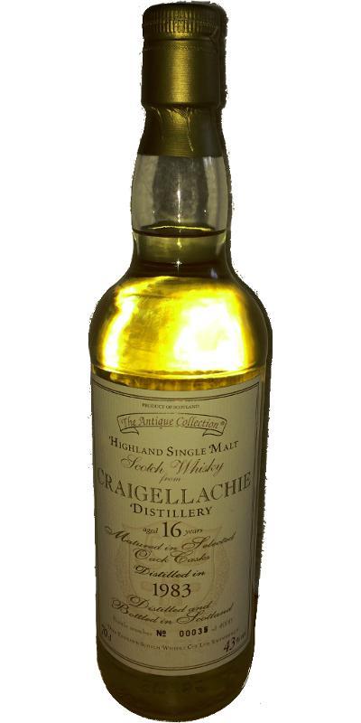 Craigellachie 1983 DE  The Antique Collection