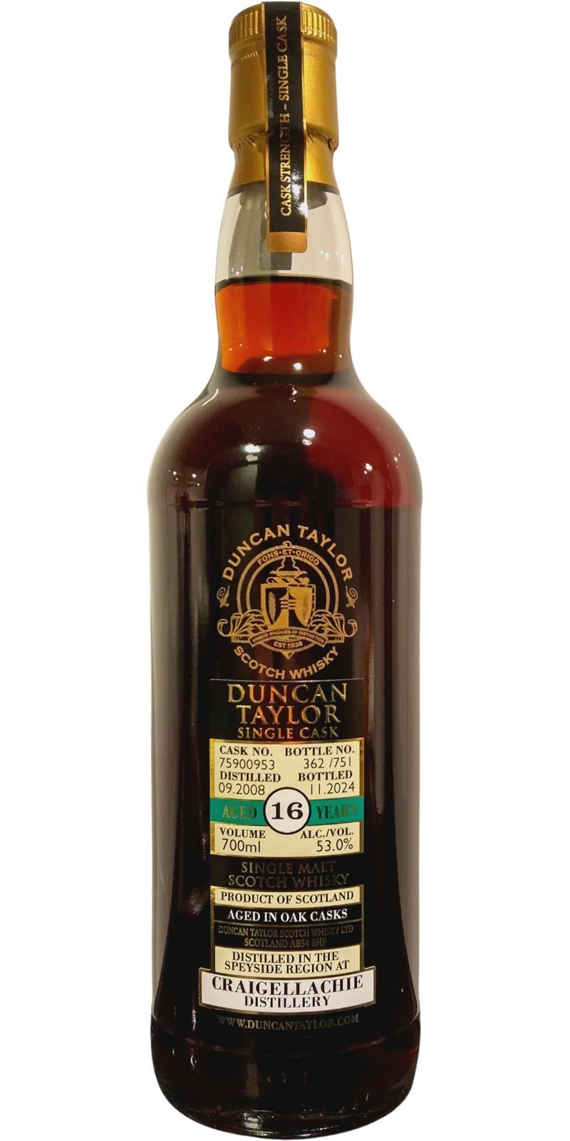 Craigellachie 2008 DT  Single Cask