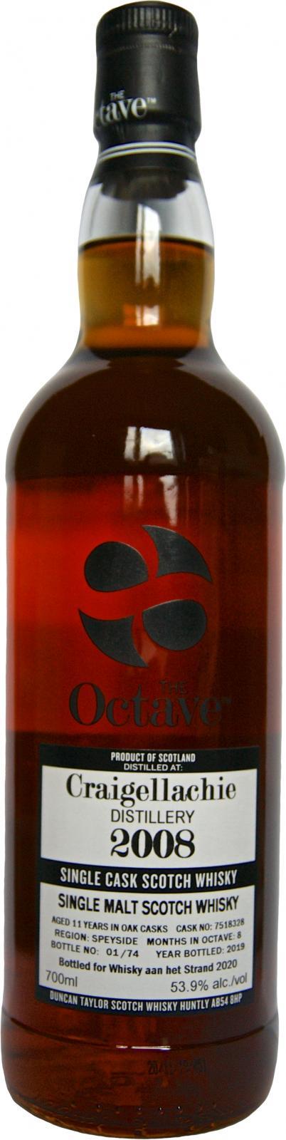 Craigellachie 2008 DT  The Octave